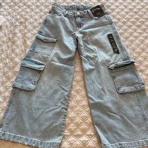 art class Light Blue Denim Jeans with Logo Waistband